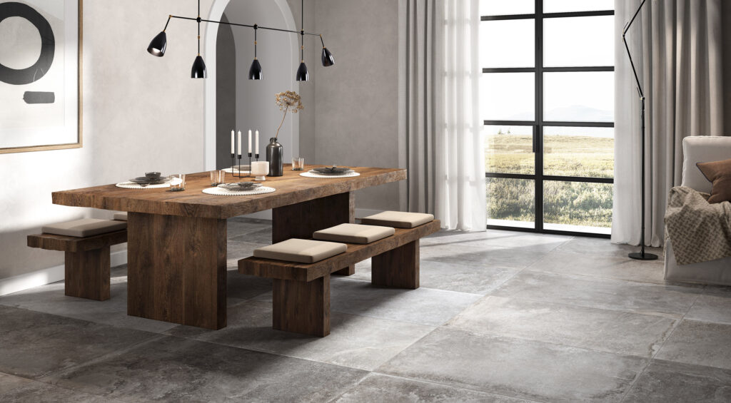 Pavimento in gres finito soggiorno Rimini